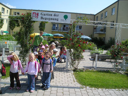 Besuch des Kindergartens an der Stadthalle Germering am 23. Mai 2007