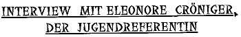 Interview mit Eleonore Croeninger