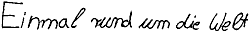 Einmal rund um die Welt