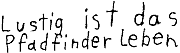 Lustig ist das Pfadfinderleben