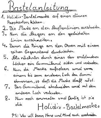 Bastelanleitung