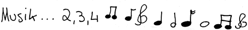Musik ... 2,3,4