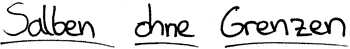 Salben ohne Grenzen