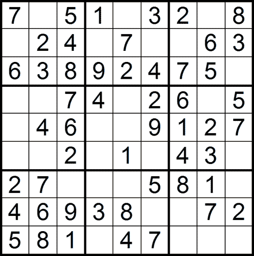 Sudoku-Loesung