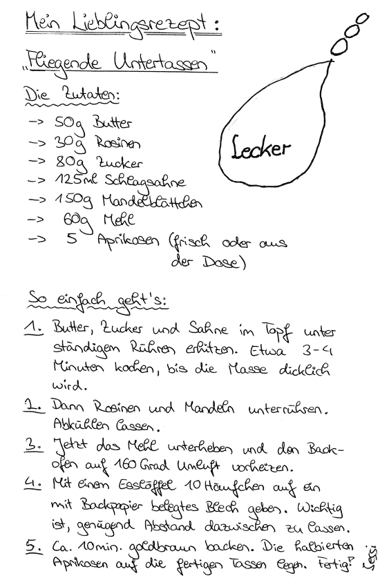Mein Lieblingsrezept