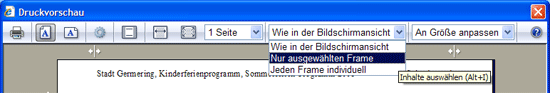 Druckvorschau