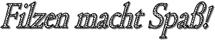 Filzen macht Spass