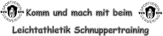 Leichtathletik Schnuppertraining