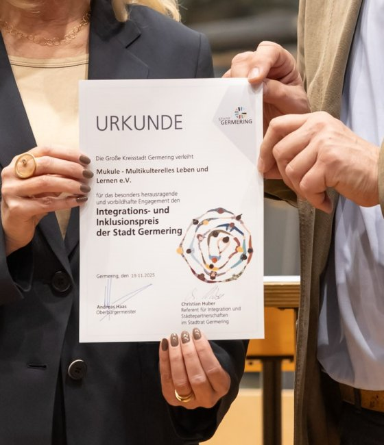 Erstmalige Verleihung des Integrations- und Inklusionspreises der Stadt Germering