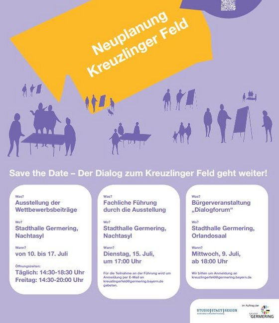 Neuplanung Kreuzlinger Feld - Save the Date - Dialogforum am 9. Juli 2025