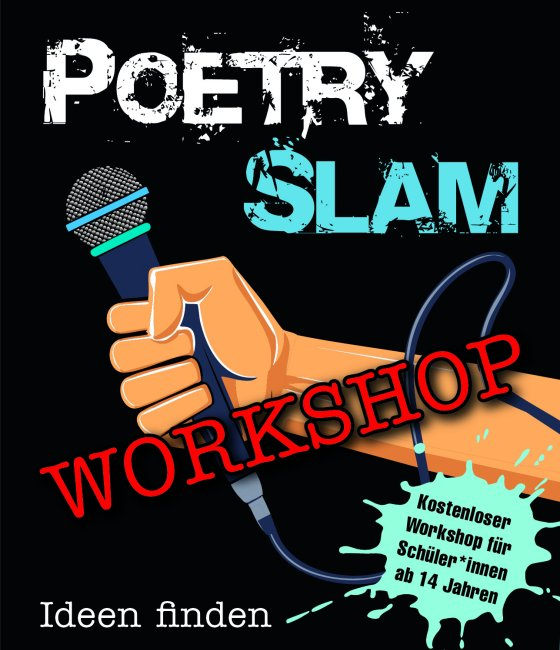 Kostenloser Poetry Slam Workshop für Jugendliche ab 14 Jahren