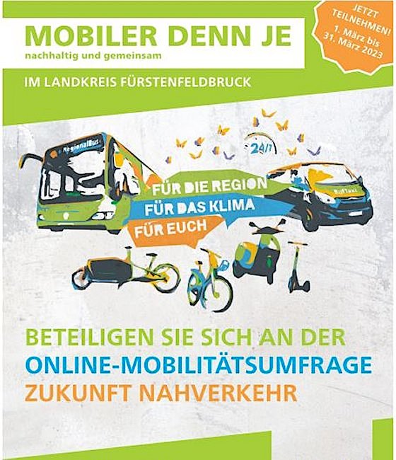 Online-Mobilitätsumfrage des Landkreises Fürstenfeldbruck 
