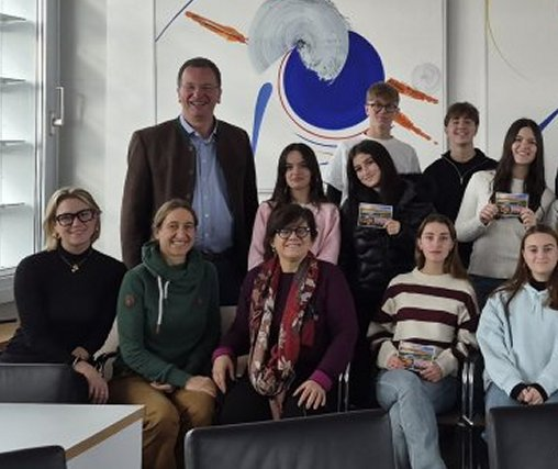 Austauschschülerinnen zu Besuch im Rathaus