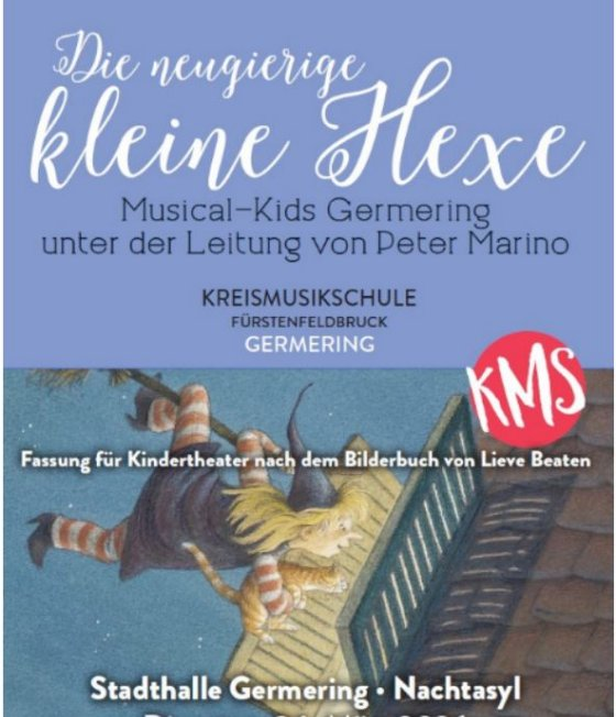 Die neugierige kleine Hexe:  Eine Aufführung der Musicalkids der Musikschule Germering